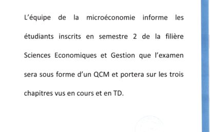 AVIS MICROECONOMIE EG2