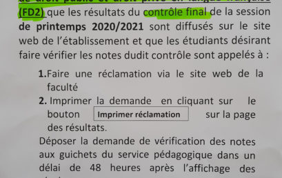 Résultat FD2 : Ordinaire
