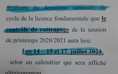 Contrôle rattrapage S2