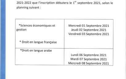 Avis inscription nouveaux bacheliers (horaire)