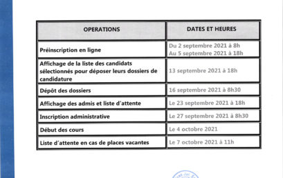 Avis candidature LP (2021-2022)