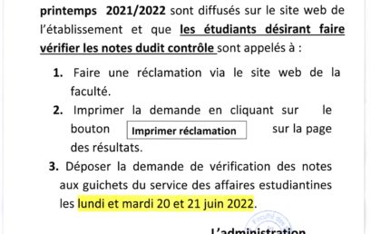 Résultat de EG4 et FD4