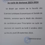 Avis Doctorat : dépôt des dossiers