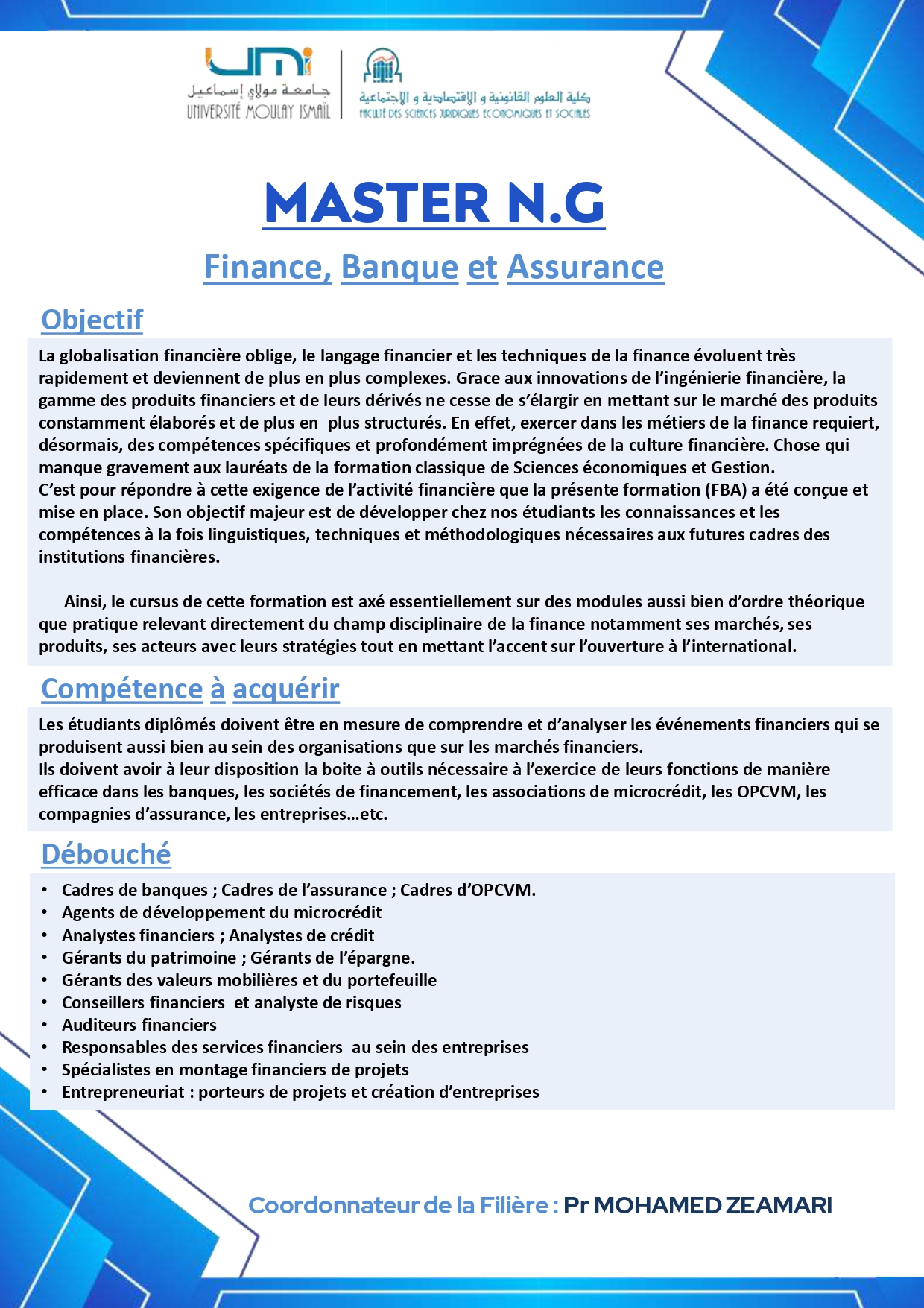 Finance, Banque et Assurance